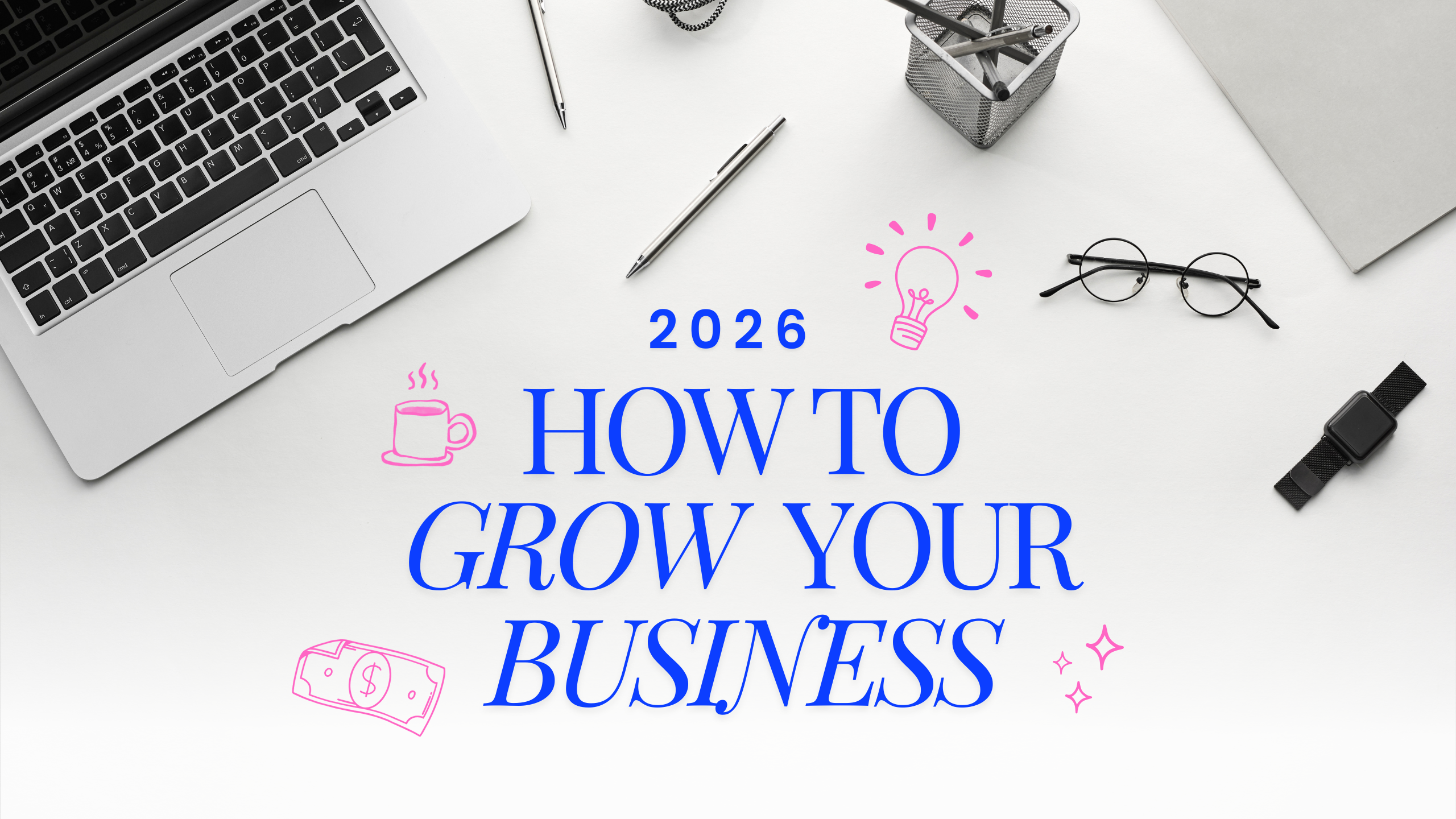 Home blue simple professional how to grow your business youtube thumbnail banner