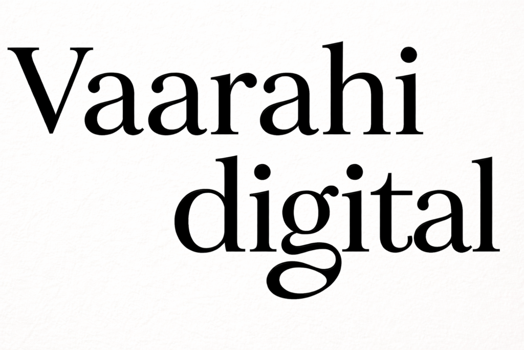 vaarahi digital text design